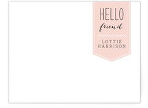 Friendly Hello Personalized Stationery