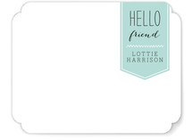 Friendly Hello Personalized Stationery