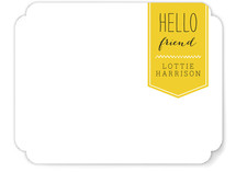Friendly Hello Personalized Stationery