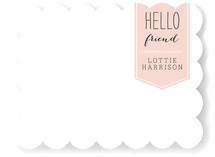 Friendly Hello Personalized Stationery