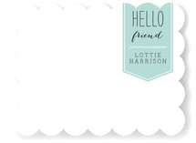 Friendly Hello Personalized Stationery
