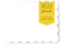 Friendly Hello Personalized Stationery