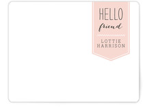 Friendly Hello Personalized Stationery