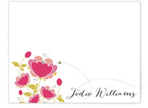 Poppy Fields Personalized Stationery