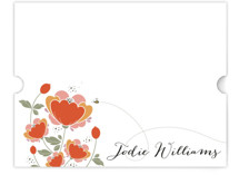 Poppy Fields Personalized Stationery