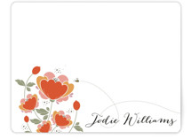 Poppy Fields Personalized Stationery
