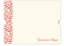 Flower Stamp Personalized Stationery