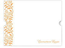 Flower Stamp Personalized Stationery