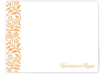Flower Stamp Personalized Stationery