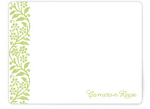 Flower Stamp Personalized Stationery