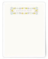 Framed Posies Personalized Stationery