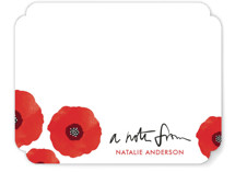 Poppy Talk Personalized Stationery