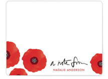 Poppy Talk Personalized Stationery