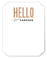 Total Hello Personalized Stationery