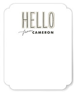 Total Hello Personalized Stationery
