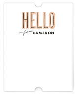 Total Hello Personalized Stationery