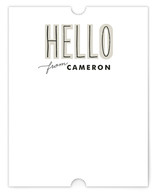 Total Hello Personalized Stationery