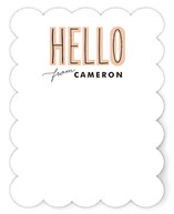 Total Hello Personalized Stationery