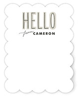 Total Hello Personalized Stationery