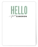 Total Hello Personalized Stationery