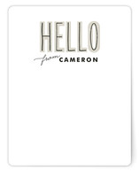 Total Hello Personalized Stationery