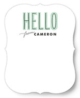 Total Hello Personalized Stationery