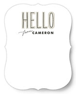 Total Hello Personalized Stationery