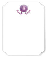 Vine Monogram Personalized Stationery