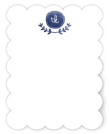 Vine Monogram Personalized Stationery