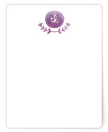 Vine Monogram Personalized Stationery