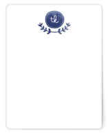 Vine Monogram Personalized Stationery