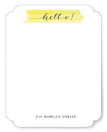 Happy Hello Personalized Stationery