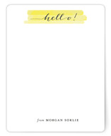 Happy Hello Personalized Stationery