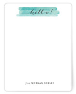 Happy Hello Personalized Stationery