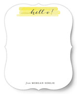 Happy Hello Personalized Stationery