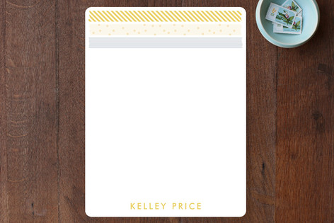 Washi Note Personalized Stationery