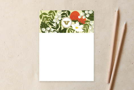 Rainforest Monogram Personalized Stationery