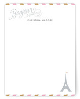 Petite Bonjour from Paris Personalized Stationery