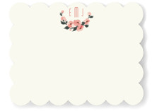 Pink Blossoms Personalized Stationery