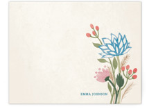 Watercolor Lotus Personalized Stationery