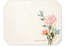 Watercolor Lotus Personalized Stationery