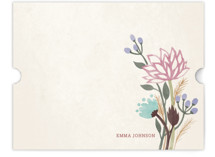 Watercolor Lotus Personalized Stationery