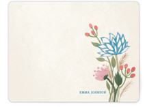 Watercolor Lotus Personalized Stationery