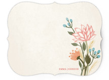 Watercolor Lotus Personalized Stationery