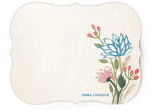 Watercolor Lotus Personalized Stationery
