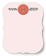 Thinking of You Badge Personalized Stationery