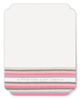 Vogue Stripes Personalized Stationery