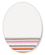 Vogue Stripes Personalized Stationery