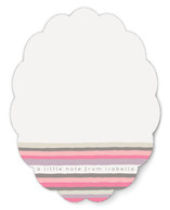 Vogue Stripes Personalized Stationery