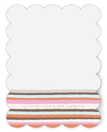 Vogue Stripes Personalized Stationery